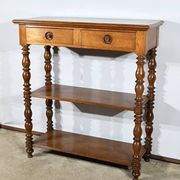 Sideboard at waist height, oak console, Louis Philippe style, 2nd part of the 19th century.