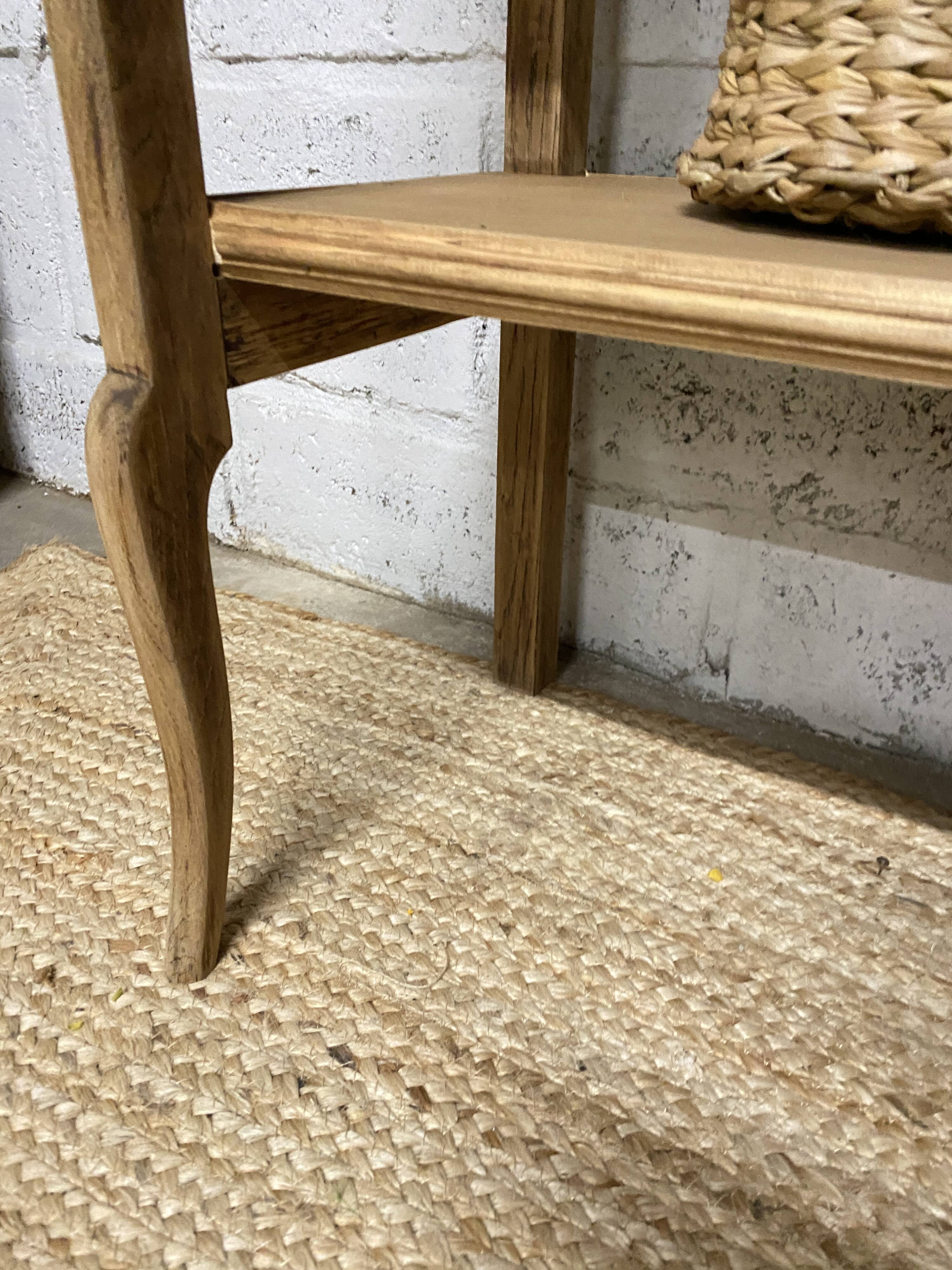 Marble and wood console