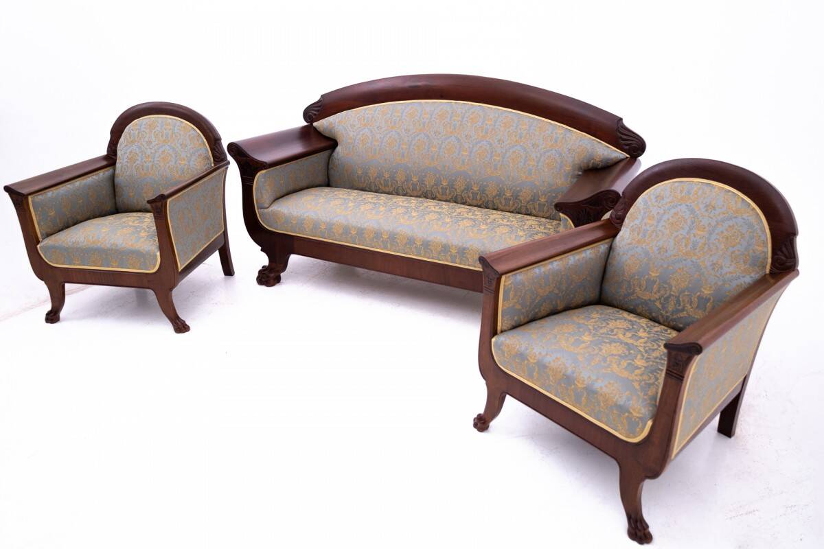 Ensemble de salon Biedermeier, Europe du Nord, vers 1880.