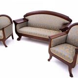 Ensemble de salon Biedermeier, Europe du Nord, vers 1880.