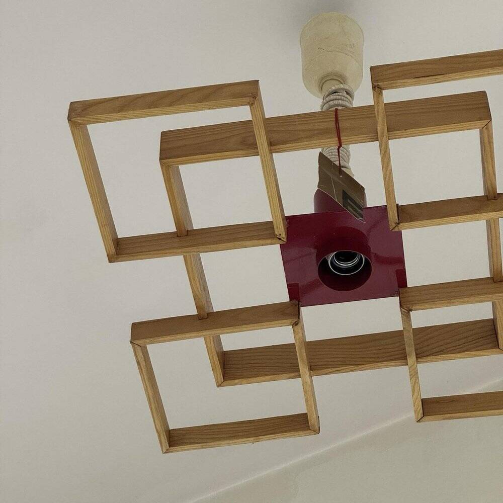 Amelio Pendant Lamp attributed to Angelo Brotto for Esperia, 1960s