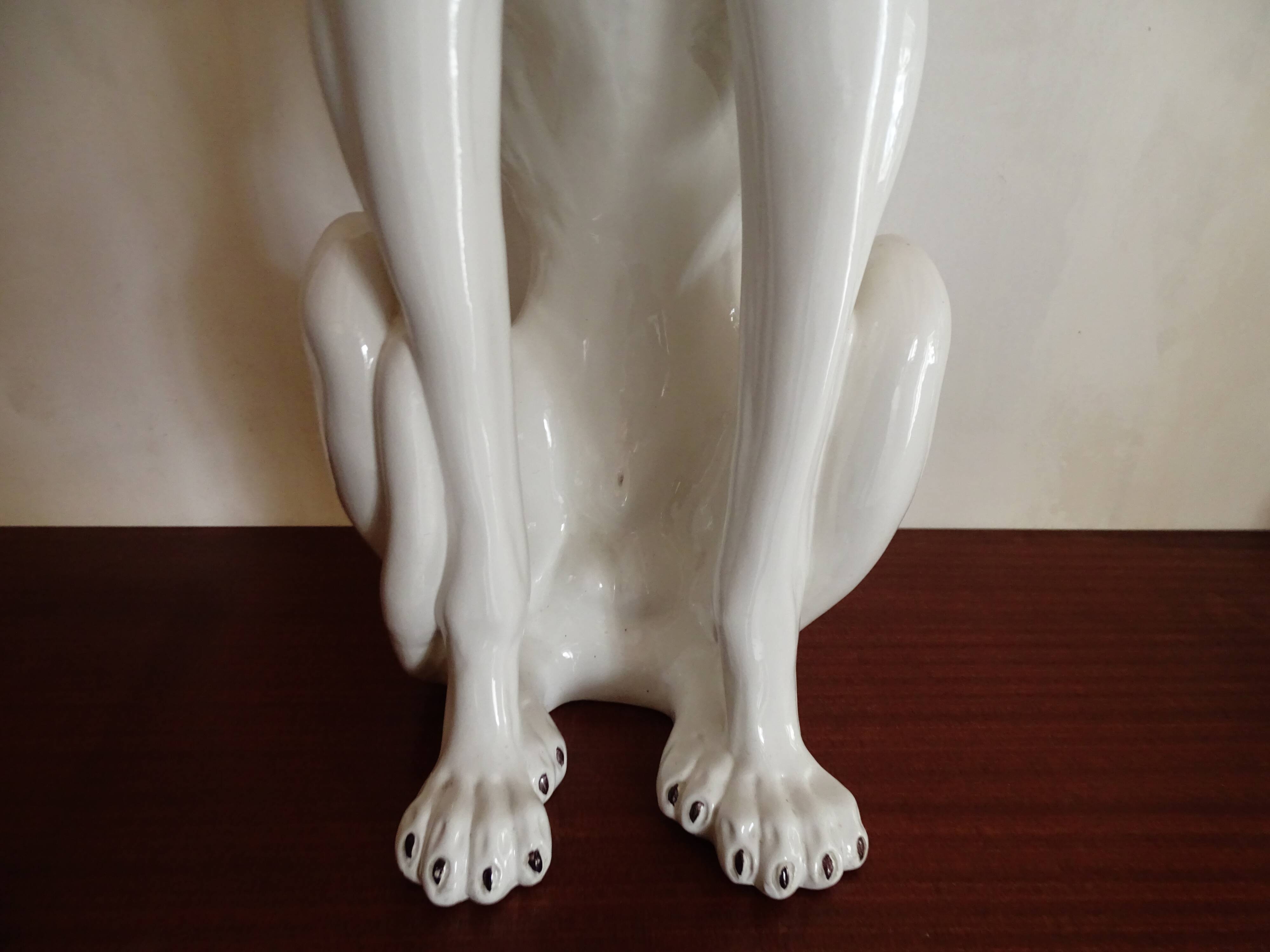 Ceramic dog 1960 vintage