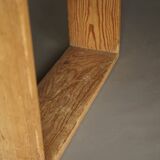 Vintage Scandinavian Solid Pine Bench. 1960s