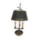 Lamp in bronze and painted metal