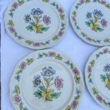 Ensemble de 6 assiettes plates Moulins des Loups
