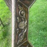 Large octagonal mirror design handcrafted creation decoration