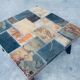 Brutalist Style Coffee Table in Slate Stone, 1970s