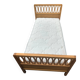 New solid wood bed