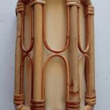 Pair of bamboo sconces
