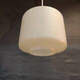 Lustre vintage verre texturé