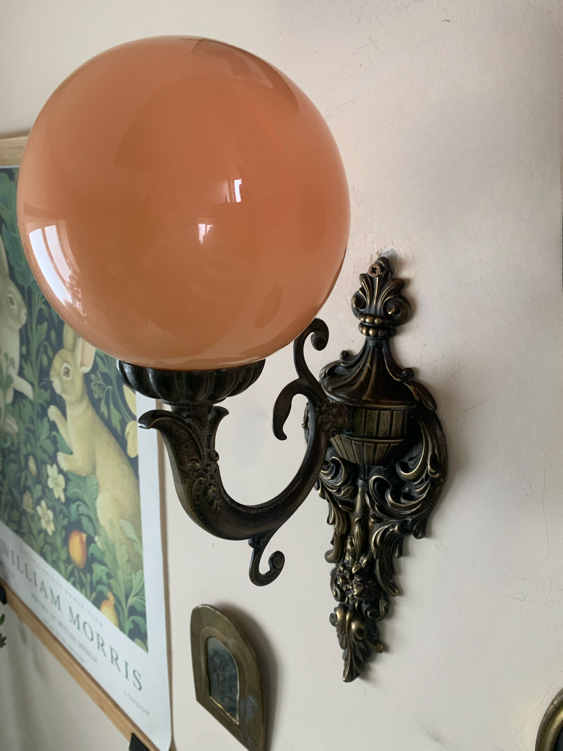 Pair of antique wall sconces