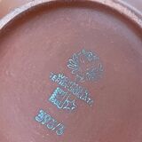 Minimalist German vase from the mid-century, Wormser Terra-Sigillata pottery, 1960s.