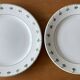 8 antique flat plates in Nimy earthenware