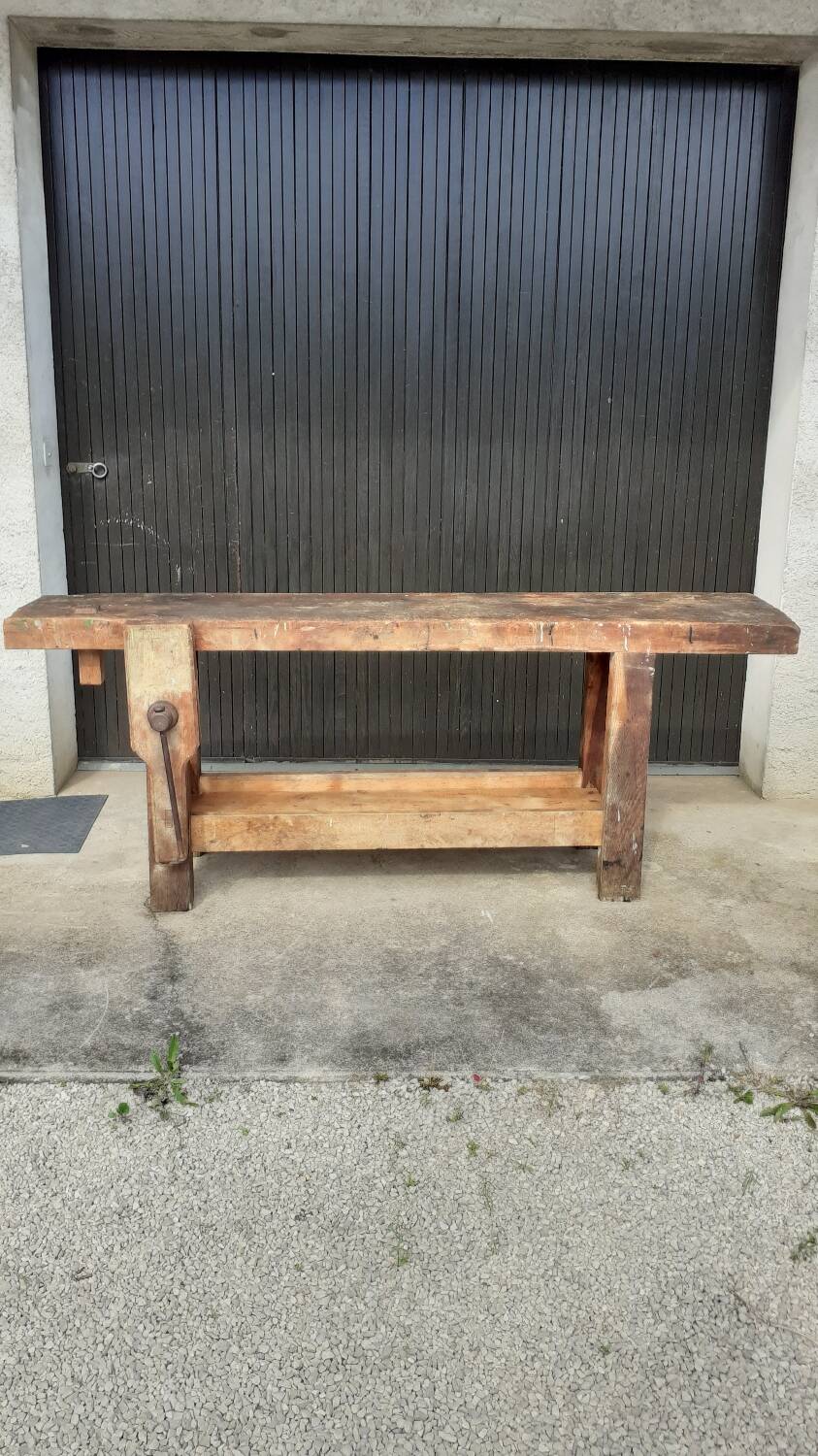 Établi menuisier en bois