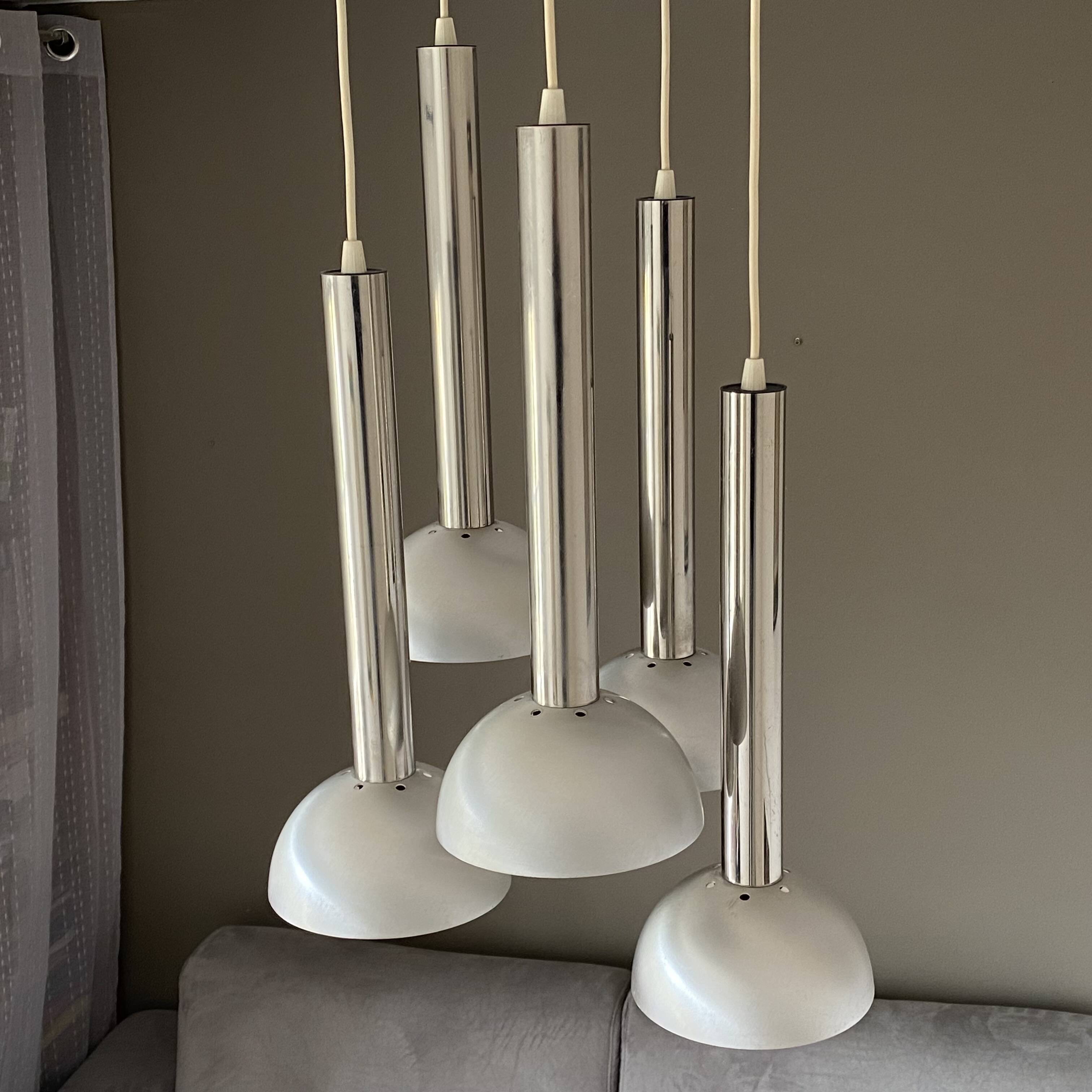 Suspension cascade space age. 1970.