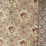 19th century floral fabric screen