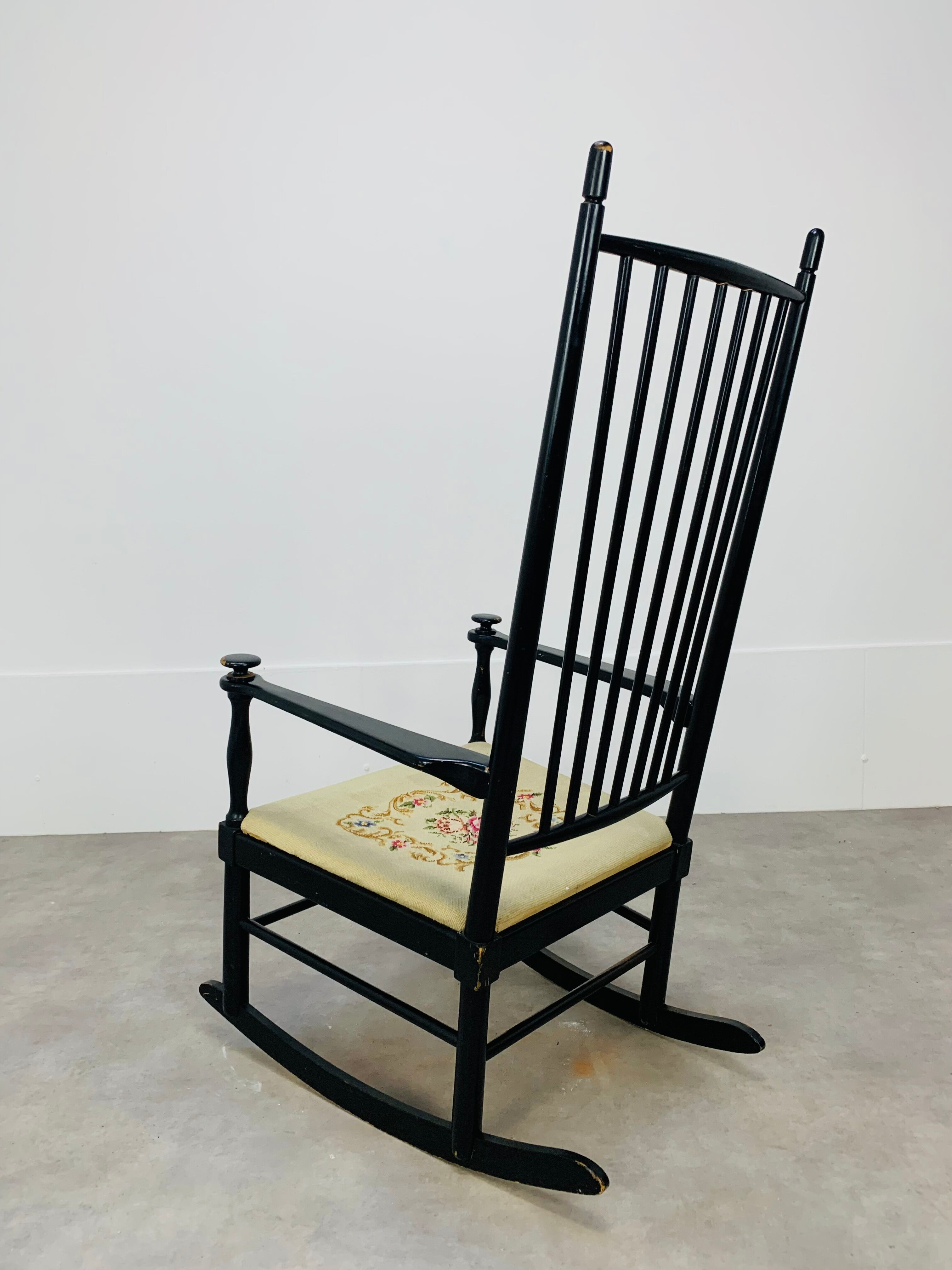 Rocking chair art and craft vintage