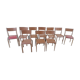 Lot 10 chaises d'école