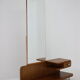 Oak mirror Czechoslovakia 1950s 167x95cm