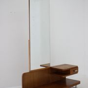 Oak mirror Czechoslovakia 1950s 167x95cm