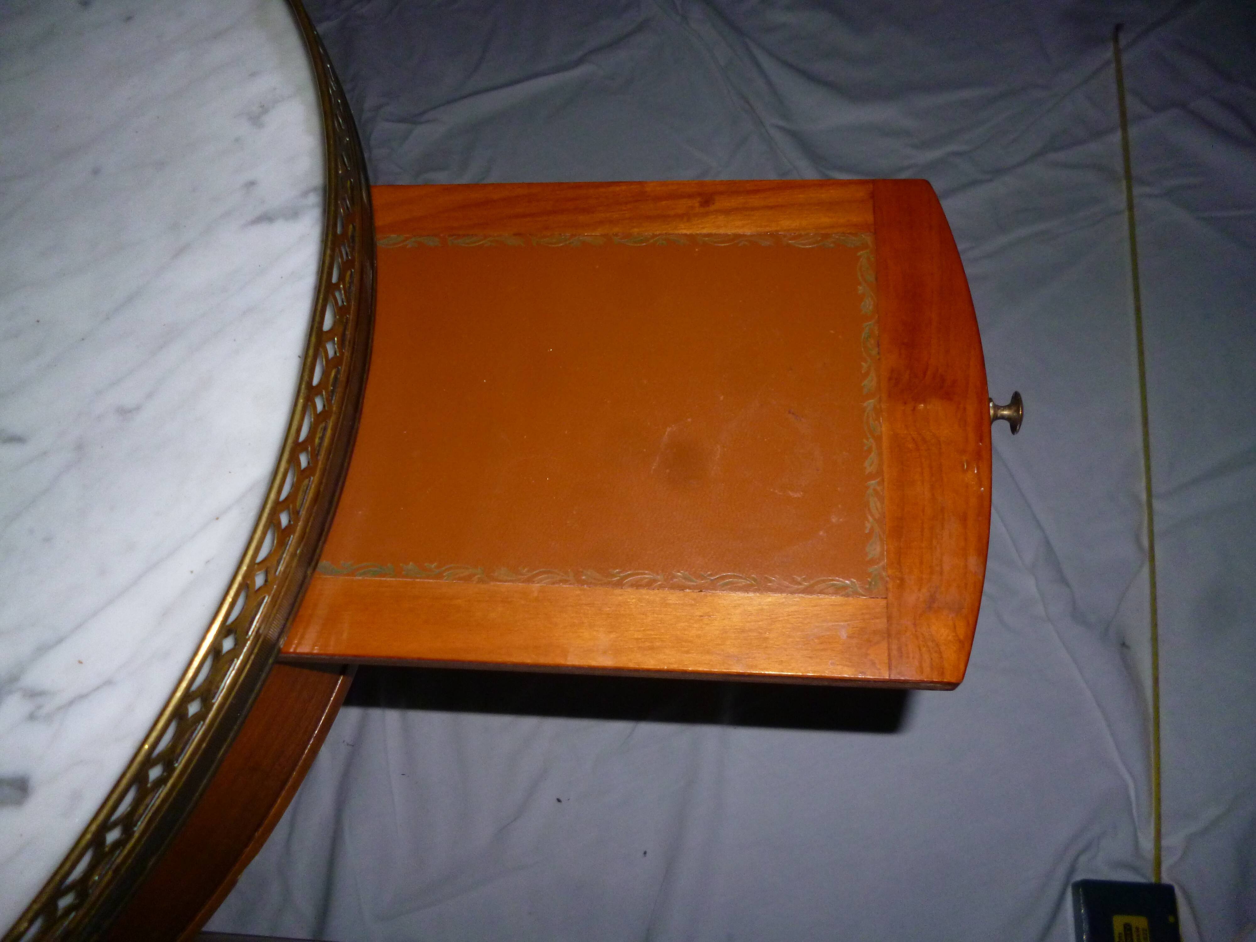 Louis XVI style bouillotte table