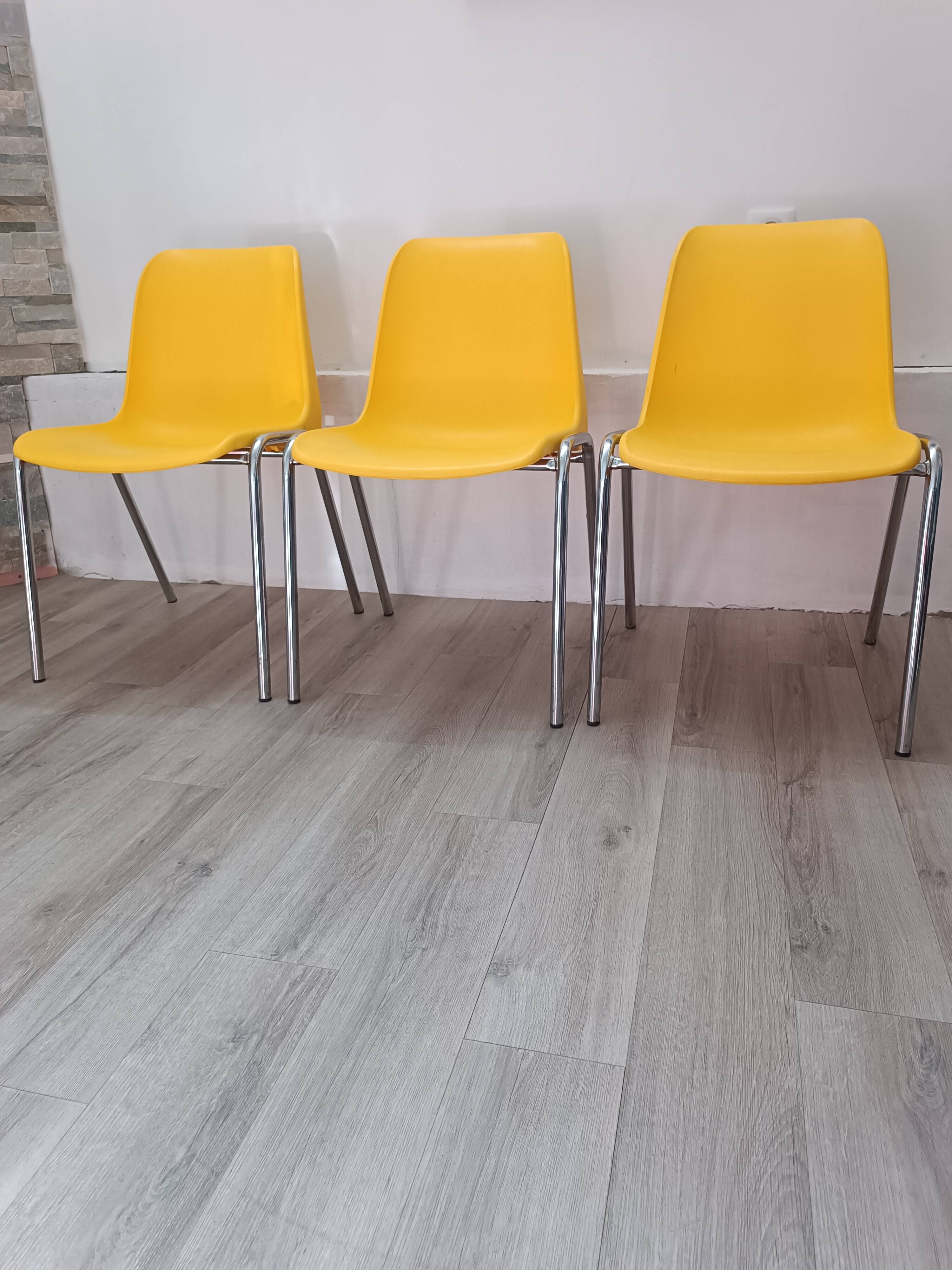 Original Hélène chair set by Bericoplast 1990s