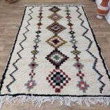 Handmade wool Berber rug 258 X 164 CM