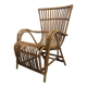 Vintage bamboo armchair