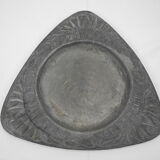 Old zinc flower pot saucer tin old zinc flower pot base