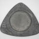 Old zinc flower pot saucer tin old zinc flower pot base