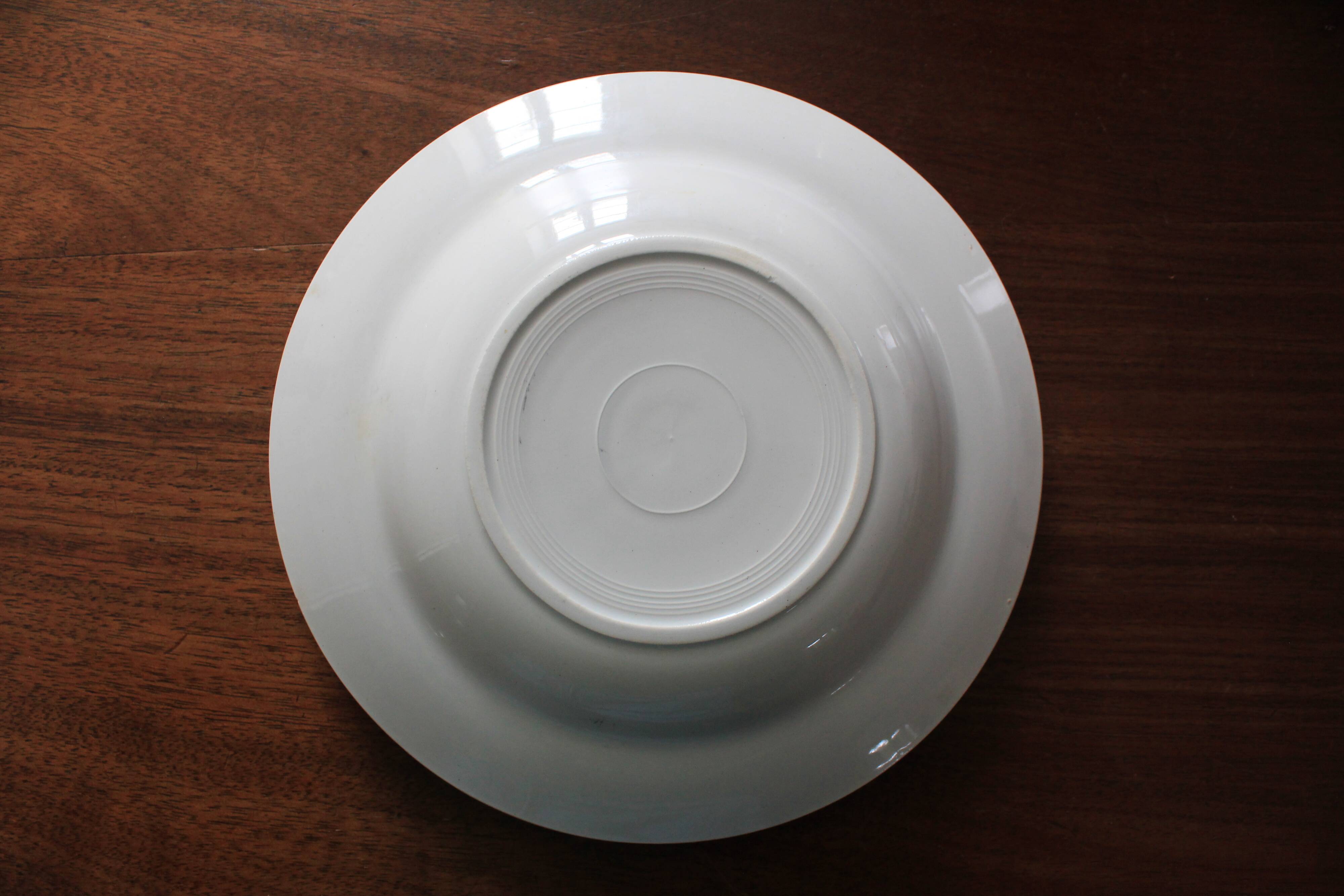 Set of 3 deep plates from Saint Amand