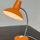 Orange and chrome articulated Cocotte lamp France 1970