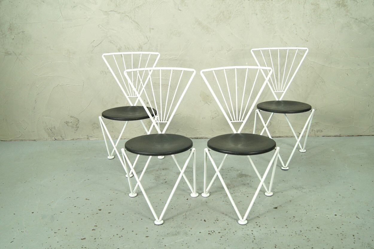Italian chairs by Jochen Hoffmann for Bonaldo, 1980