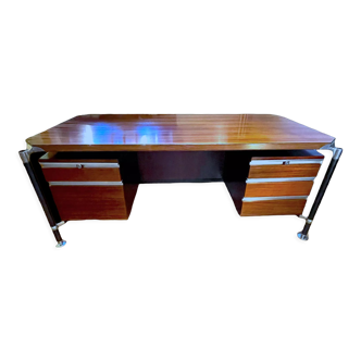 Vintage double box executive desk by Ico Parisi & Alexandro Ferrari for MIM, 1960s