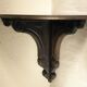 Console murale d'angle 52 x 36 cm