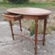 Oval console