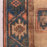 Antique caucasian rug 155x88 cm vintage, wool, red