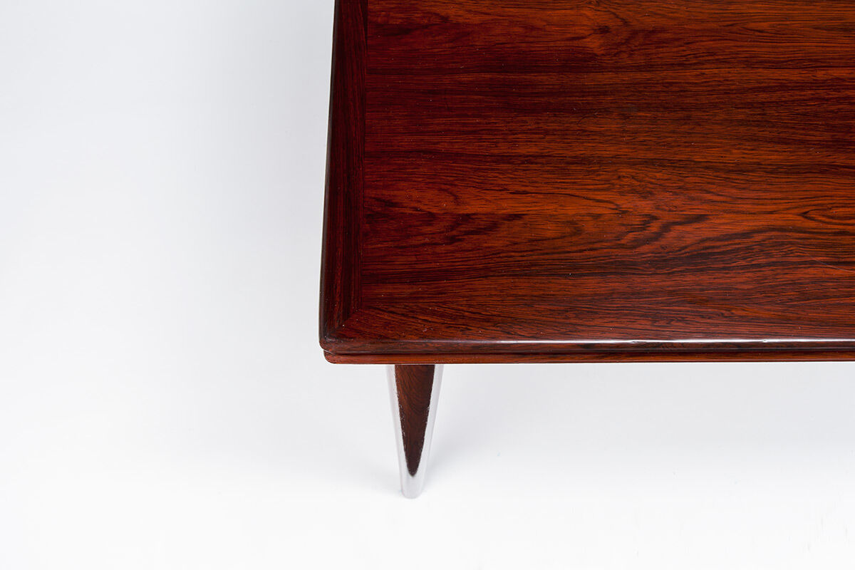 Mid century dining table in rosewood by a danish cabinetmaker, 1950’s