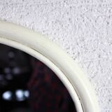 White rattan mirror 1970