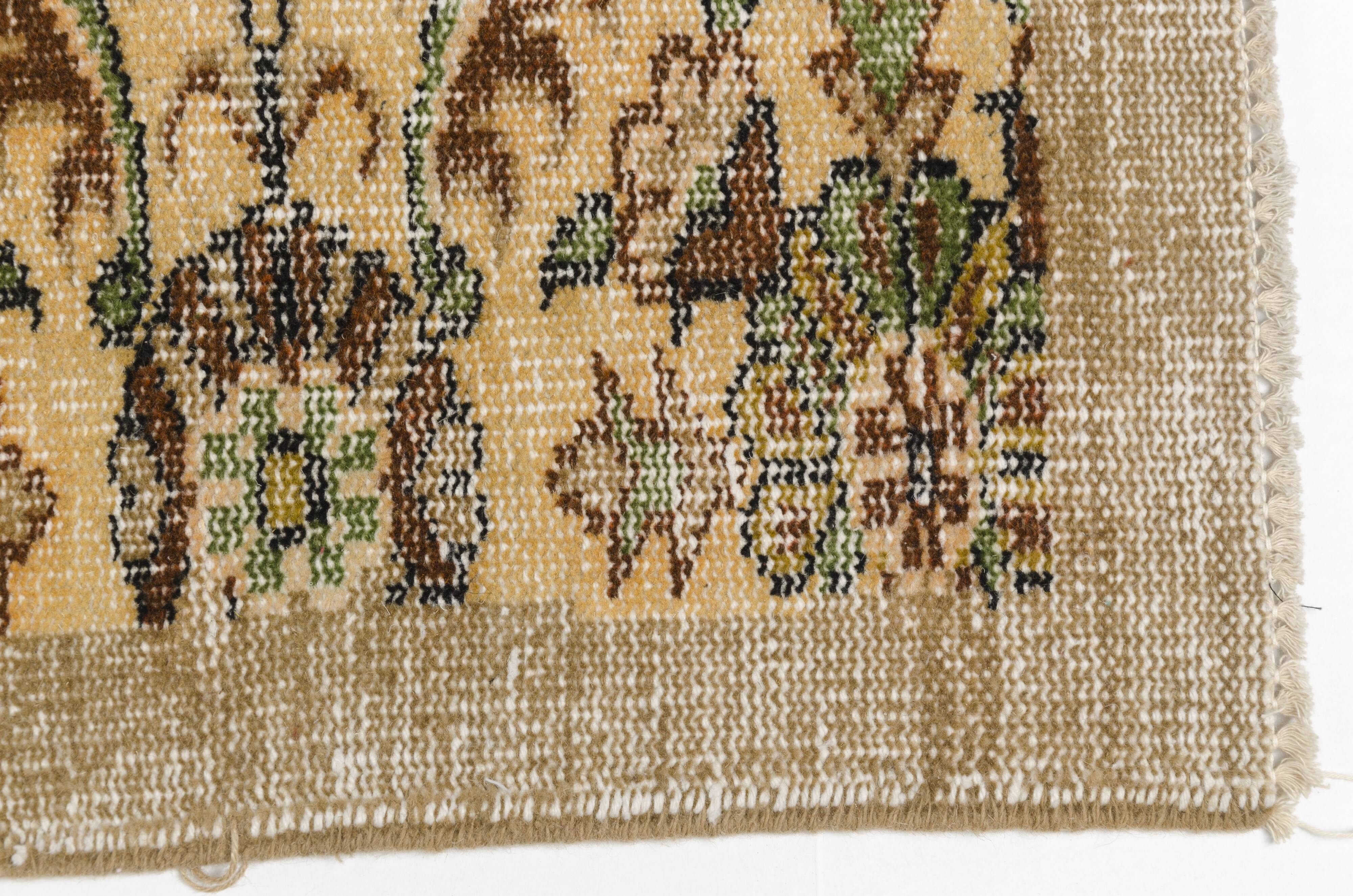 Vintage Floor Handmade Turkish Rug sku1062