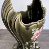 Antique glazed ceramic vase