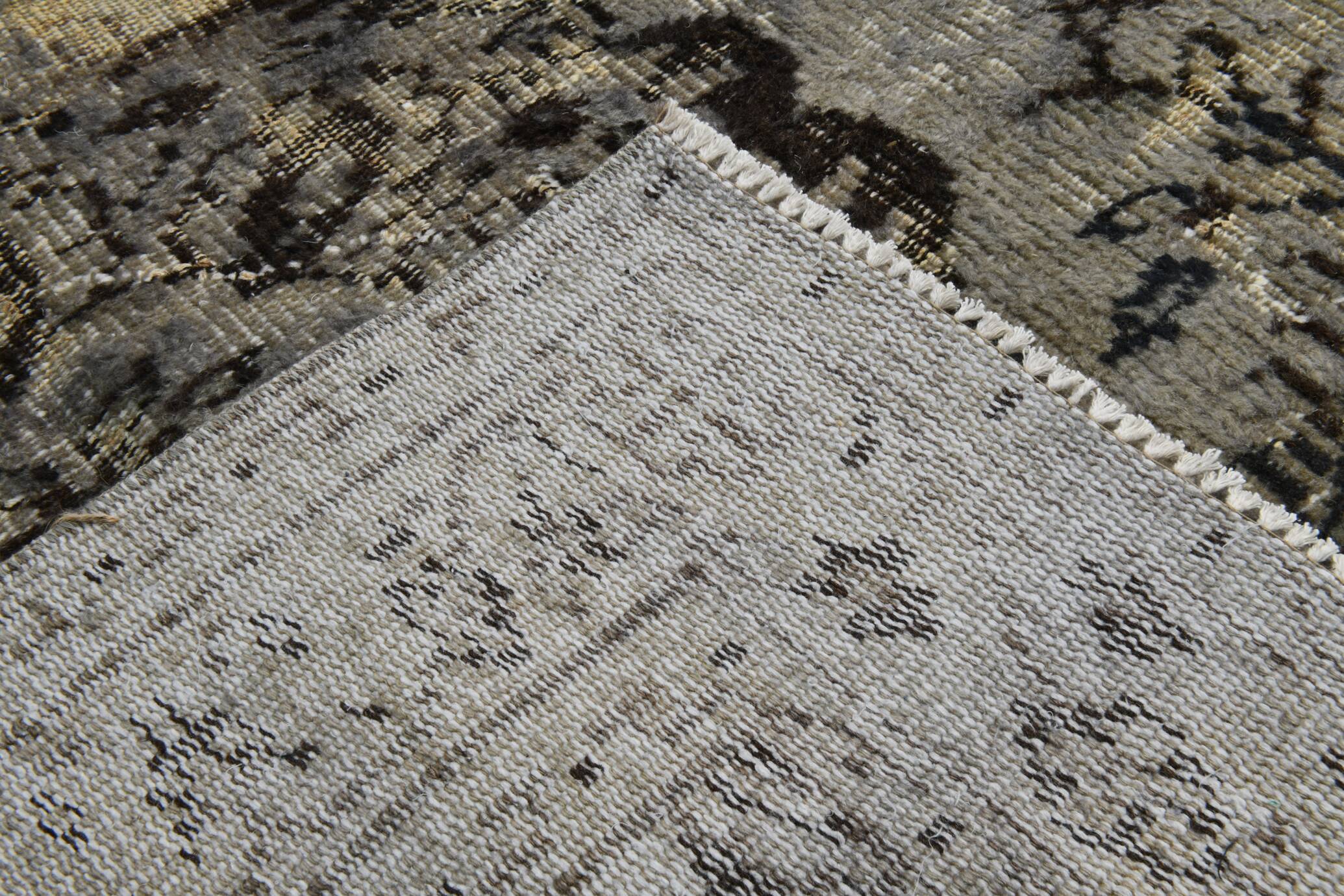 5x7 Persian Gray & Copper Oriental Style Persian Rug, 148x229Cm