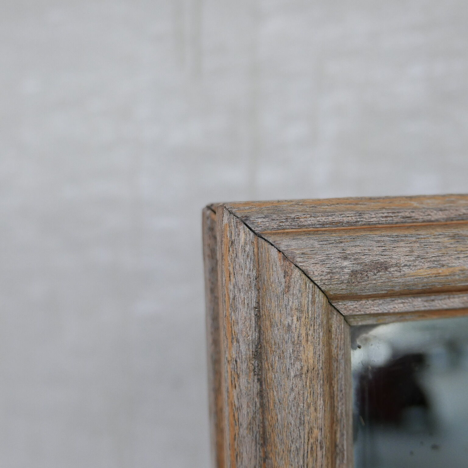 Vintage oak dutch mirror