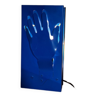 Electric Blue Hand Lamp
