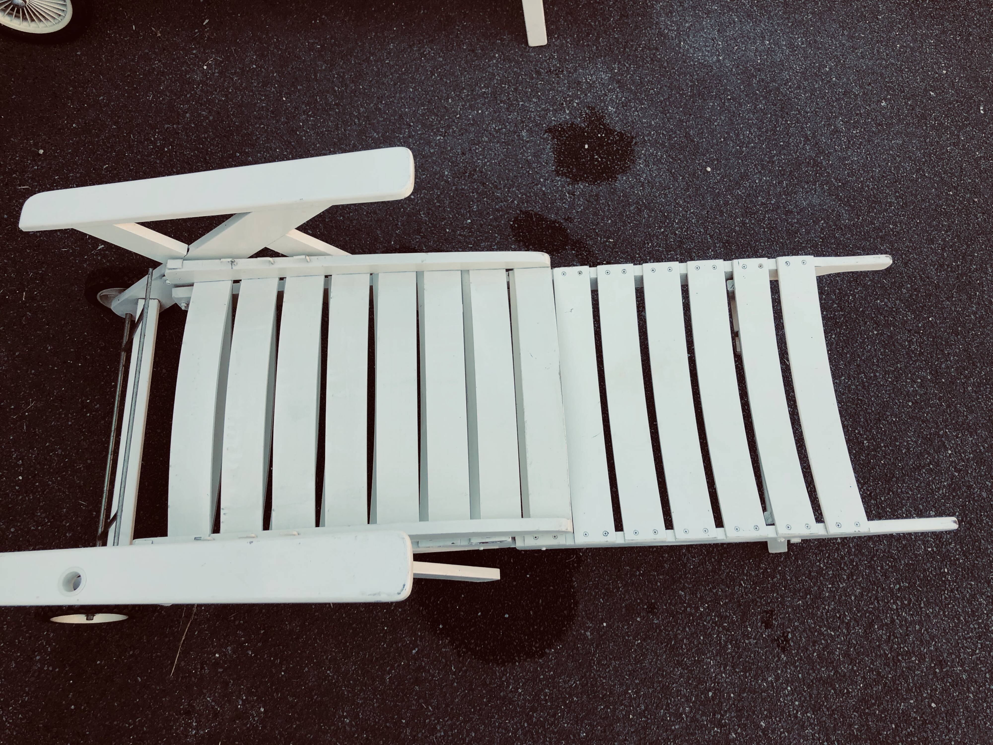 Pair of sun loungers 1960 R. Gleizes