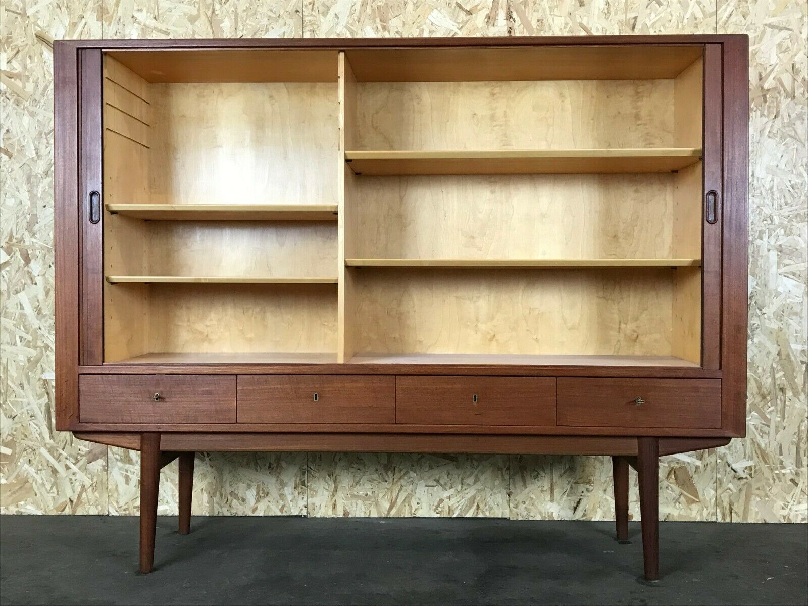 60s 70s sideboard highboard teak Arne Vodder Sibast model 54 design 60s