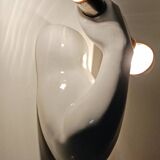 Dumbbell wall light by JC Peiré 1980