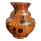 Vase Clichy orange époque Art Deco