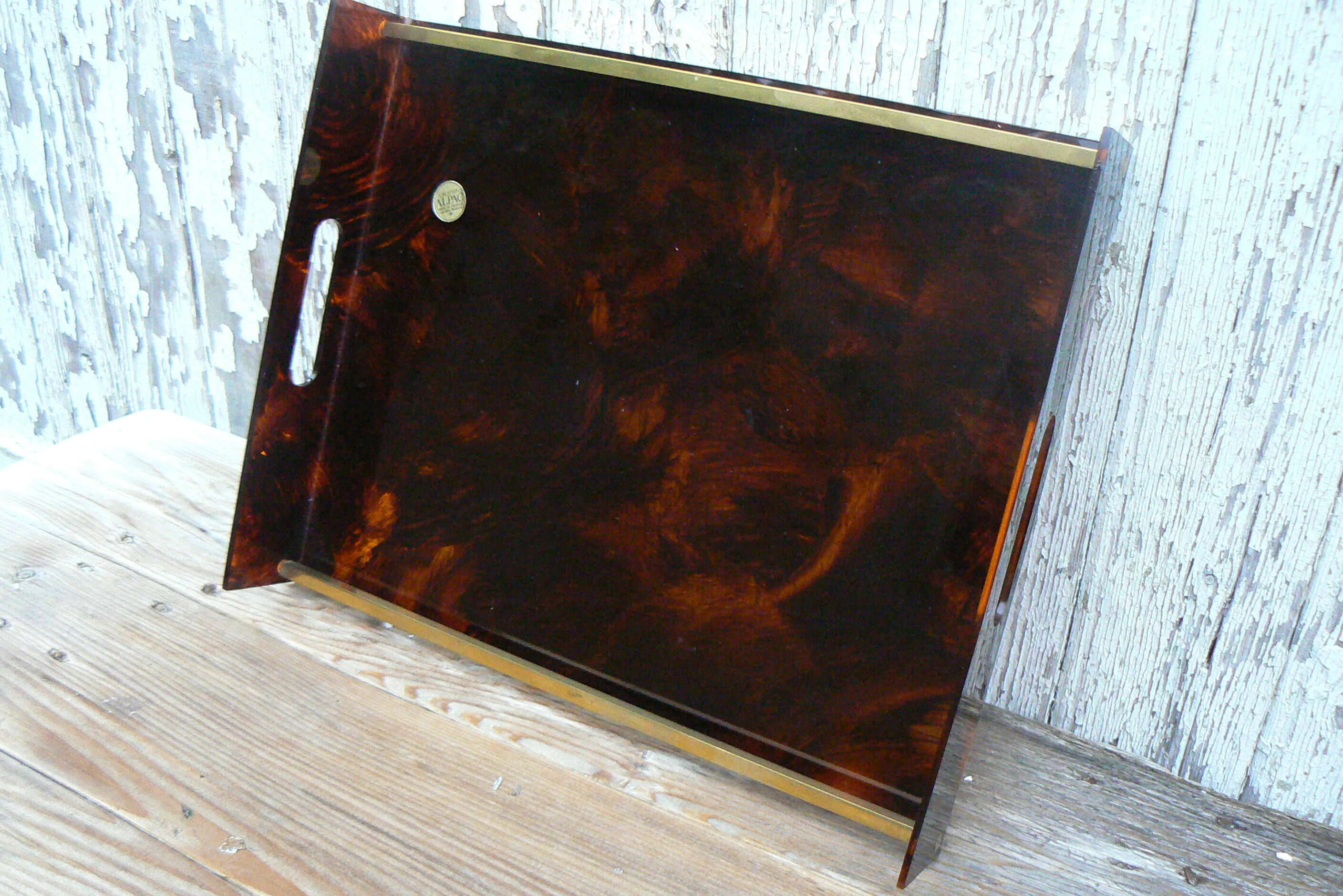 Plateau Maison Mercier pexiglas reason tortoiseshell