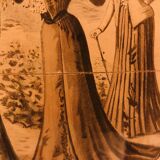 Peinture : Gravé « style français 19e siècle ».
